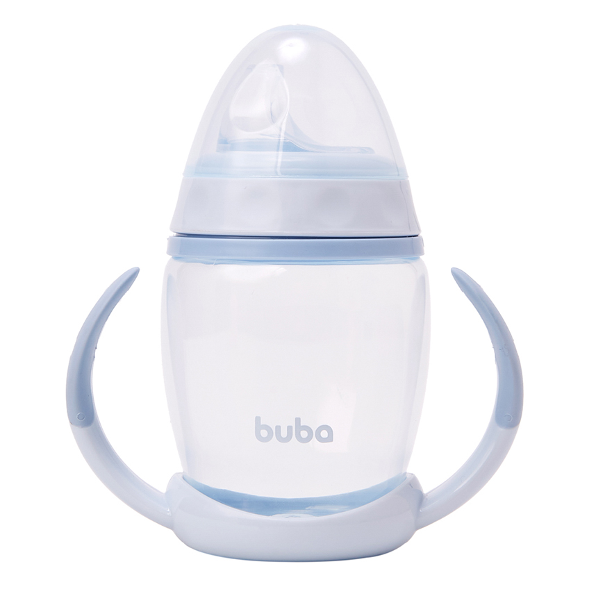 Copo Infantil com Alça Removível Buba Azul 250 ml