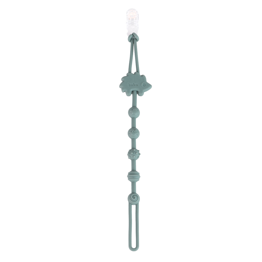 Prendedor de Chupeta Buba em Silicone Cloudy Porco Espinho Prendedor de Chupeta Buba em Silicone Cloudy Porco Espinho