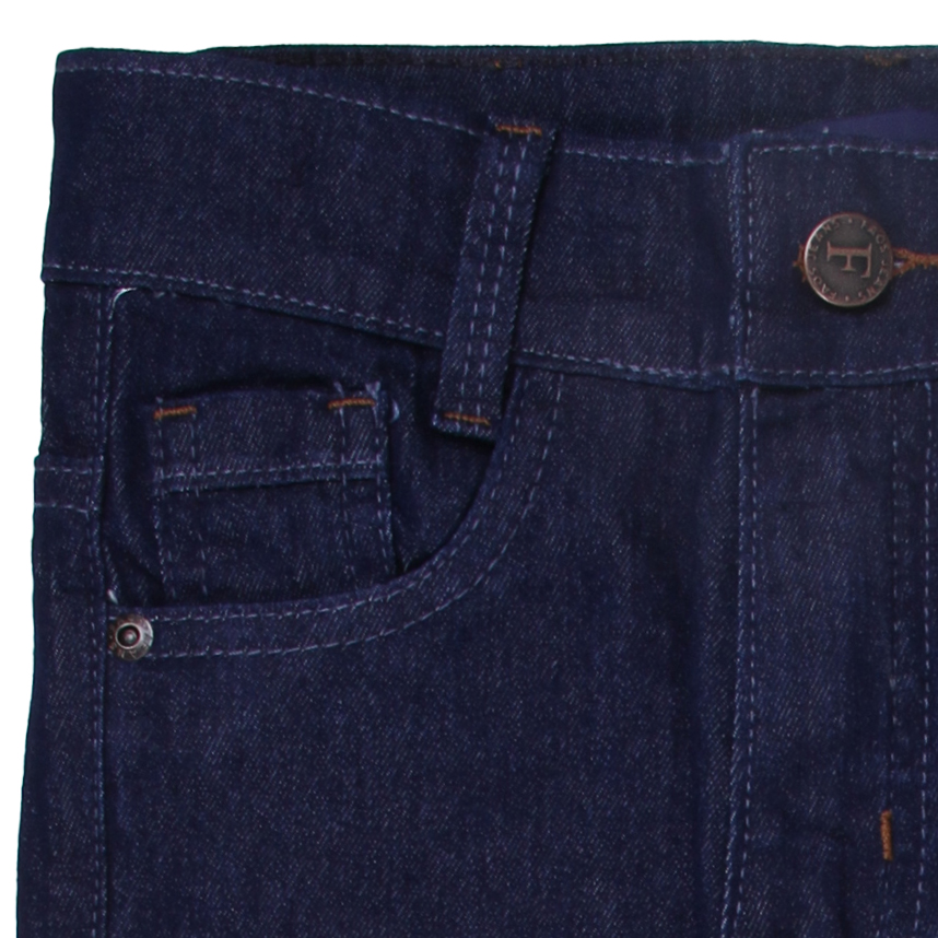 Calça Jeans Infantil Faos Skinny Escura Básica
