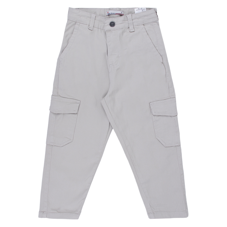 Calça Sarja Infantil Faos Cargo Com Bolso Faca