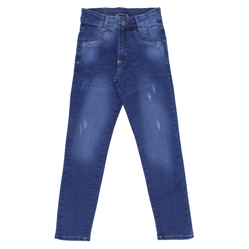 Calça Jeans Juvenil Faos Skinny Detalhe Puídos