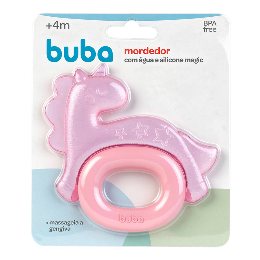 Mordedor para Bebê Buba com Água e Silicone Magic Unicórnio