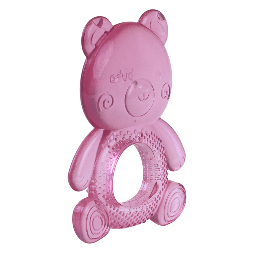 Mordedor Para Bebê Buba com Água Ursinho Rosa Mordedor Para Bebê Buba com Água Ursinho Rosa