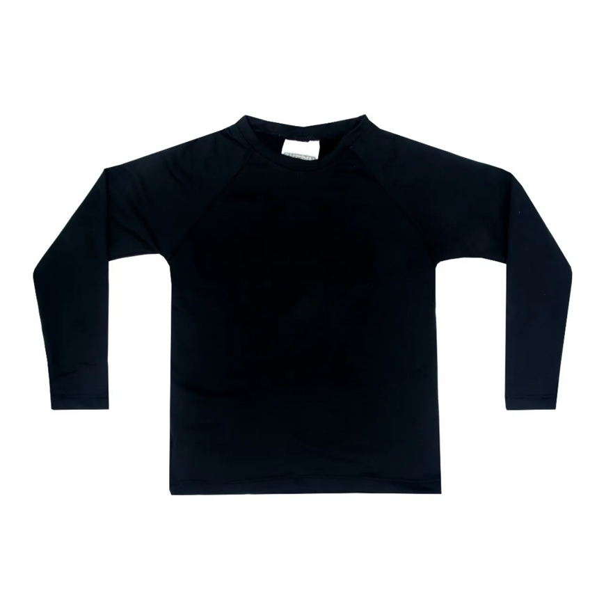 Camiseta Infantil Everly Manga Longa Térmica Lisa