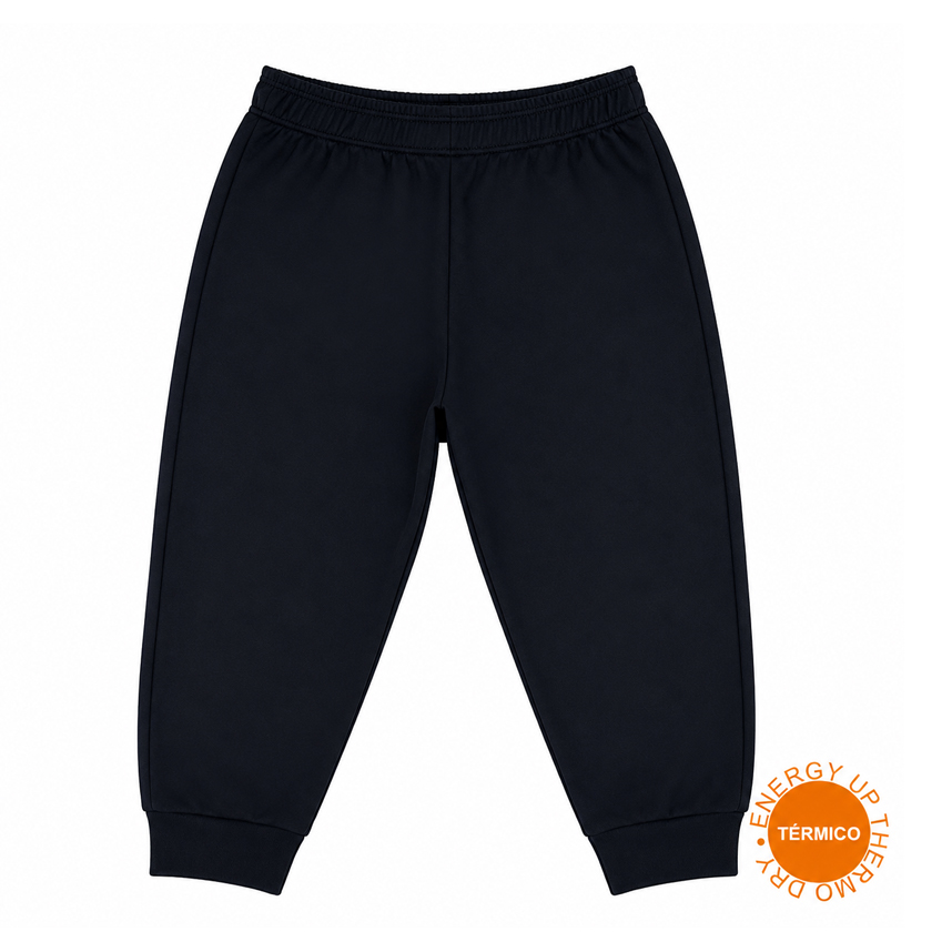Calça Jogger Infantil Everly Jogger Térmica com Bolso Lisa