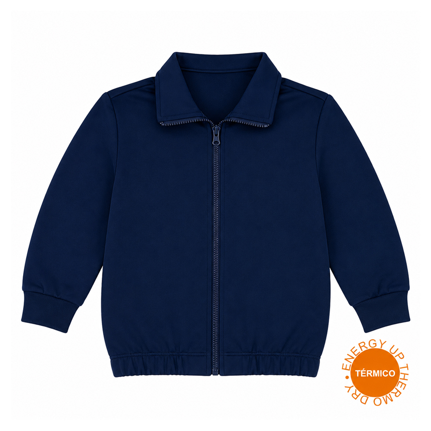 Jaqueta Infantil Everly com Zíper Térmica Lisa