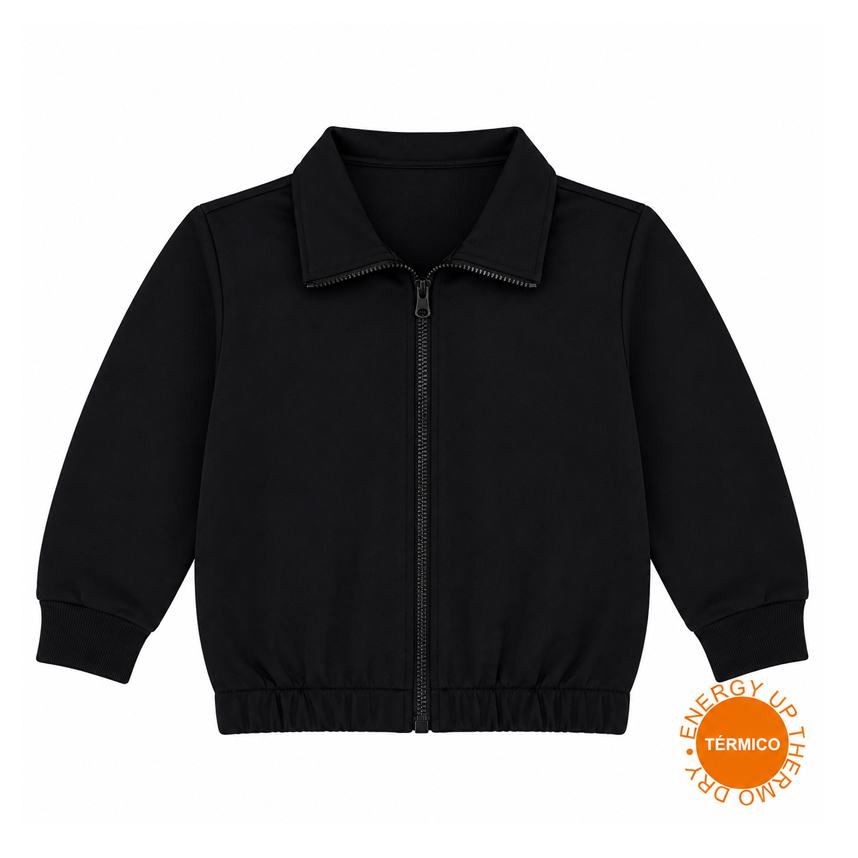 Jaqueta Infantil Everly com Zíper Térmica Lisa