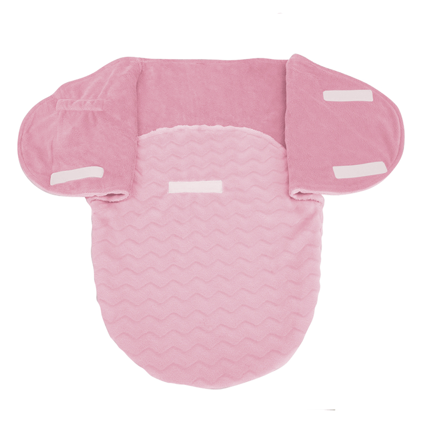 Saco de Dormir Bebê Buba Super Soft Chevron Rosa
