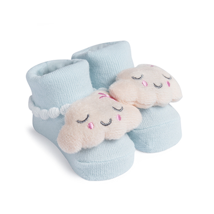 Meia Bebê Pimpolho Menina Aplique Bichinho LED