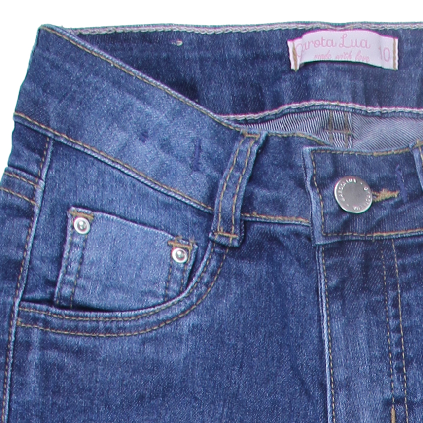 Calça Jeans Juvenil Garota Lua Skinny Básica