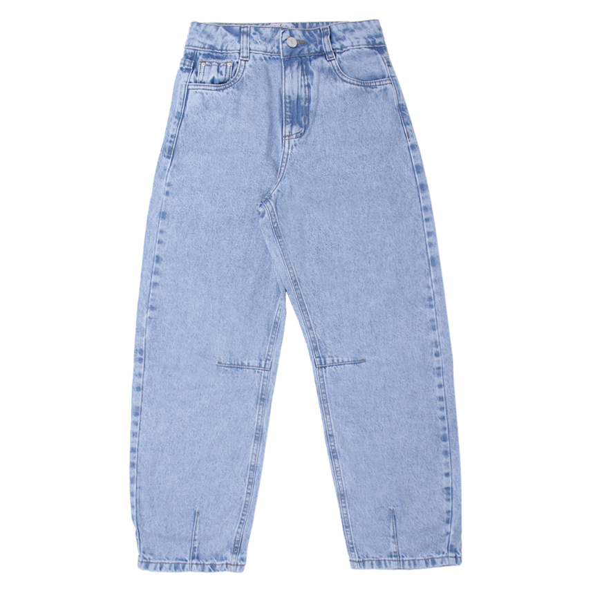 Calça Jeans Juvenil Garota Lua Barrel Feminina
