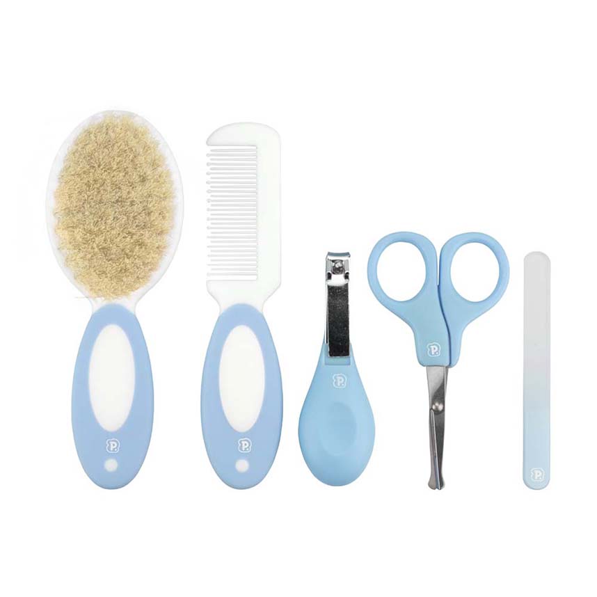 Kit Higiene para Bebê Pimpolho Azul 5 Peças