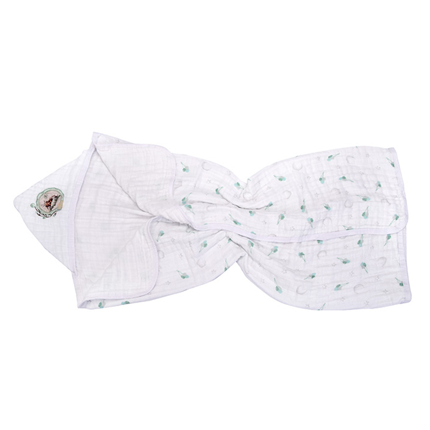 Toalha Soft com Capuz Bebê Muito Mimo Soft Estampa Urso