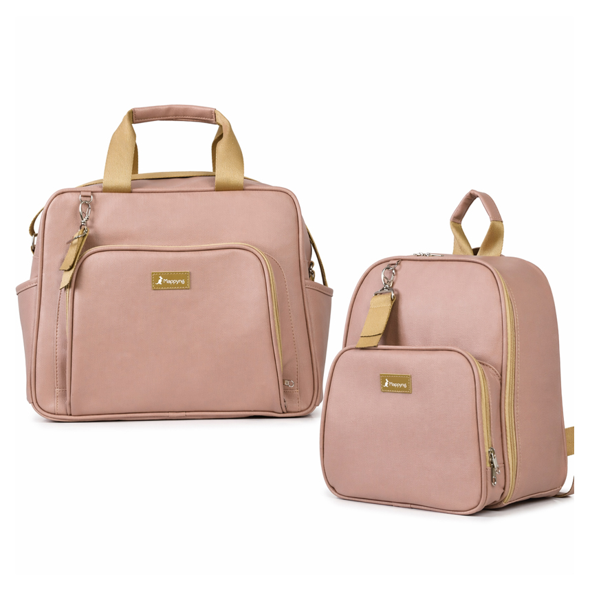 Kit Bolsa e Mochila Mappyng Aconchego Lisa 02 Peças