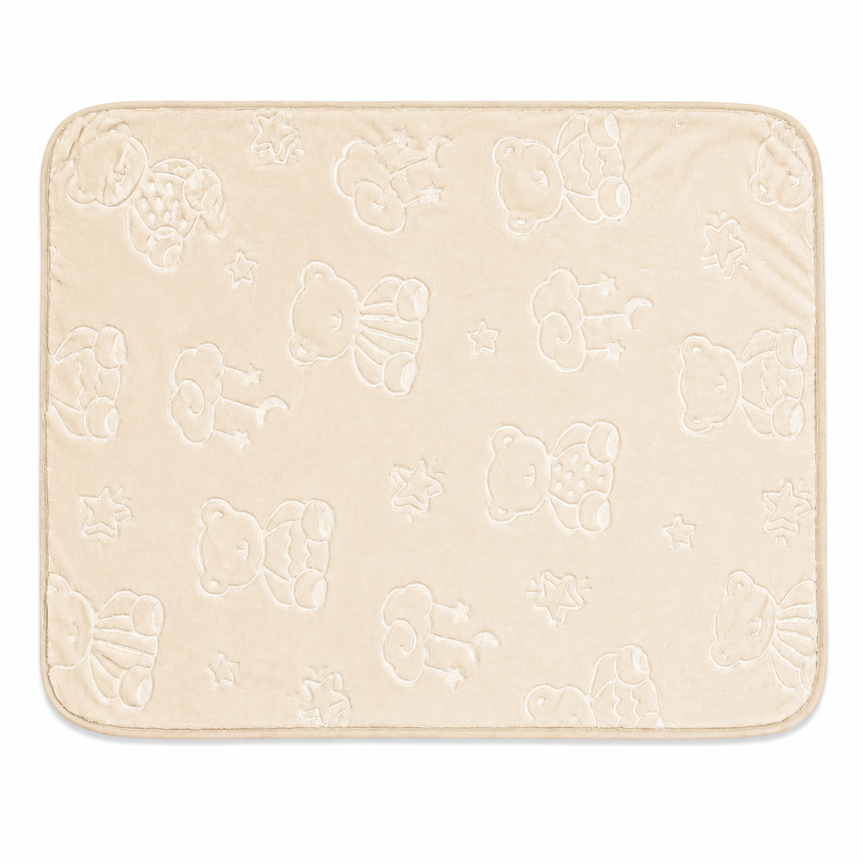 Cobertor Bebê Stork Baby Extra Premium Bege