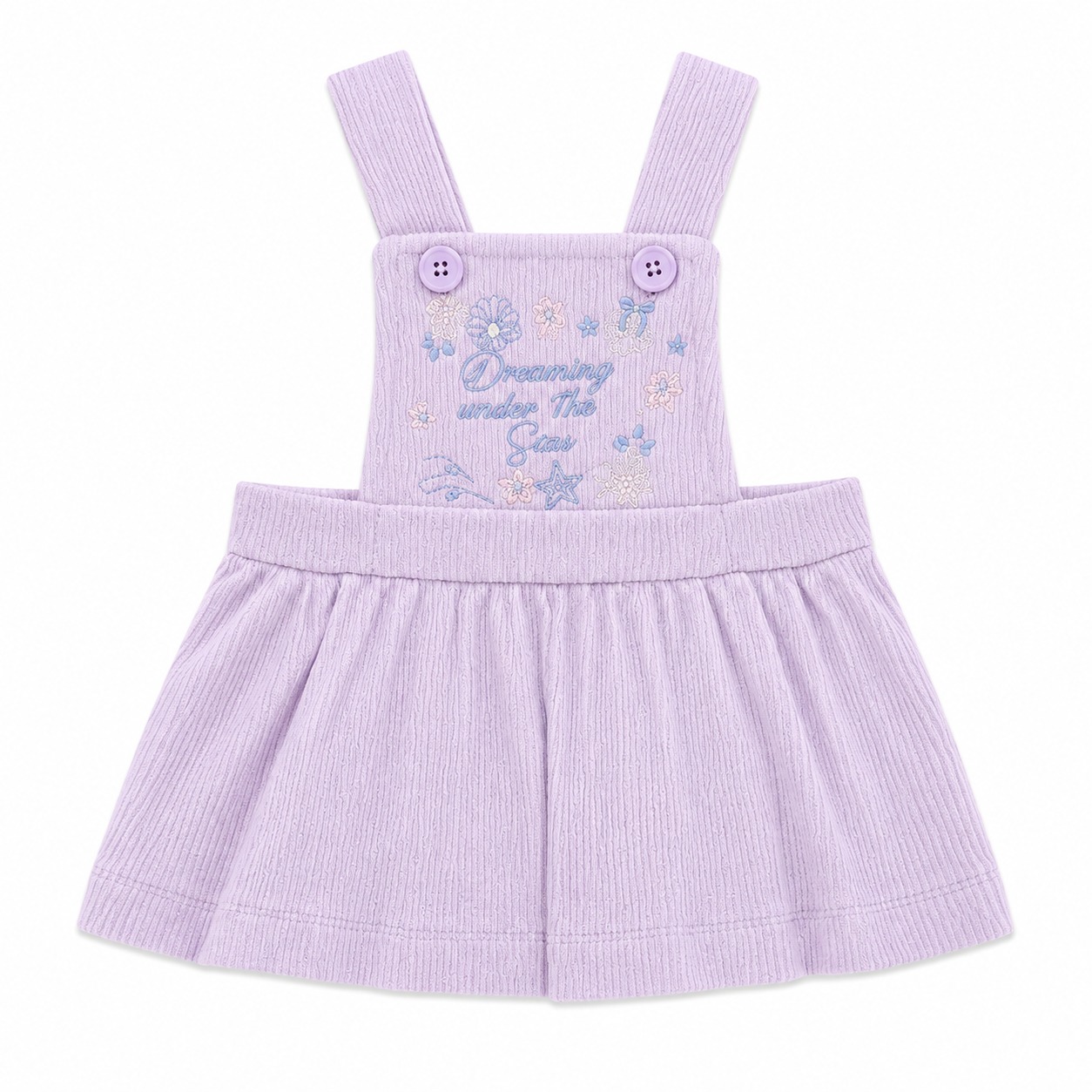 Salopete Bebê Presente De Anjo Bordada E Body 2 Peças