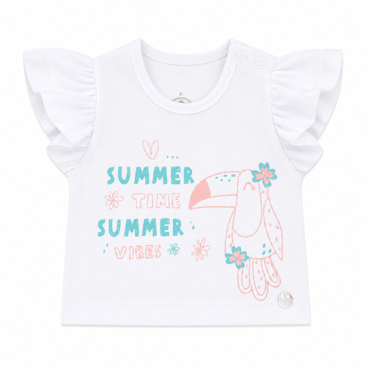 Conjunto Bebê Presente De Anjo Camiseta Summer E Short Conjunto Bebê Presente De Anjo Camiseta Summer E Short