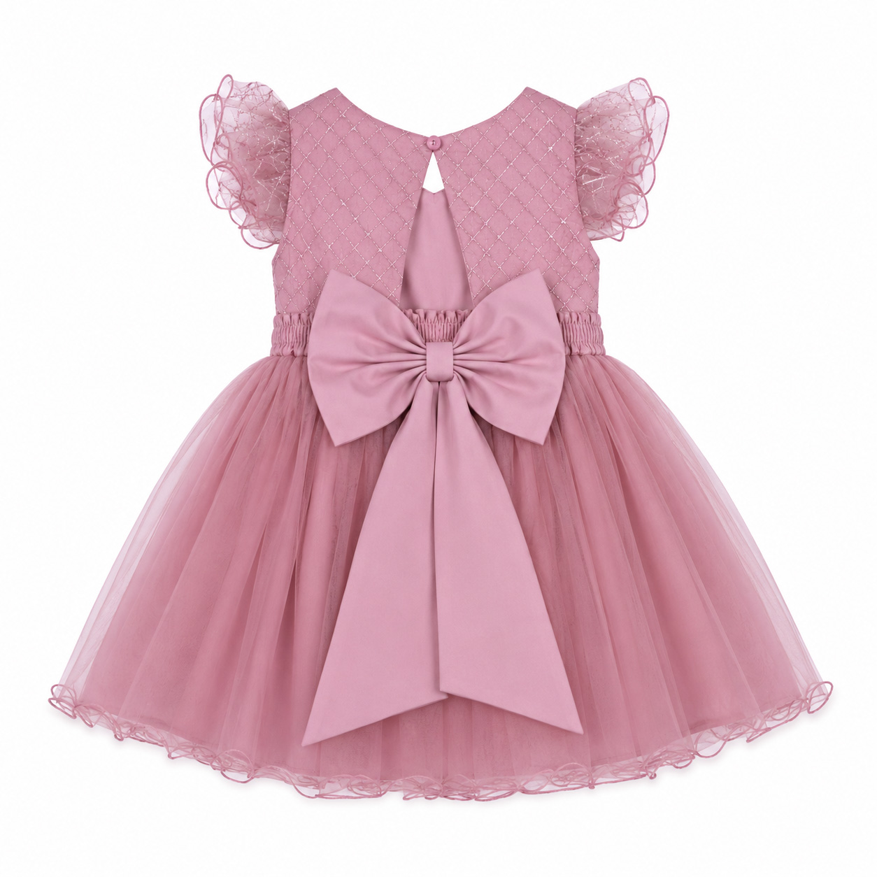 Vestido Infantil Menina Bonita Tule e Strass