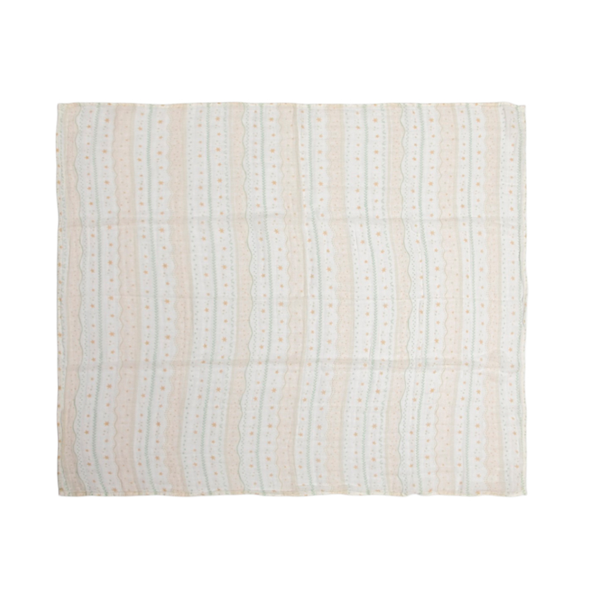Cueiro Swaddle Bebê Papi Encantos Estampa Estrelas 3 Peças