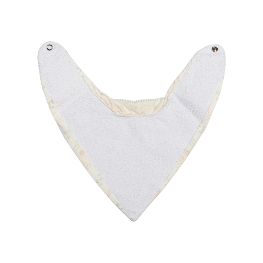 Babador Bandana Papi Encanto Estampa Flores Babador Bandana Papi Encanto Estampa Flores