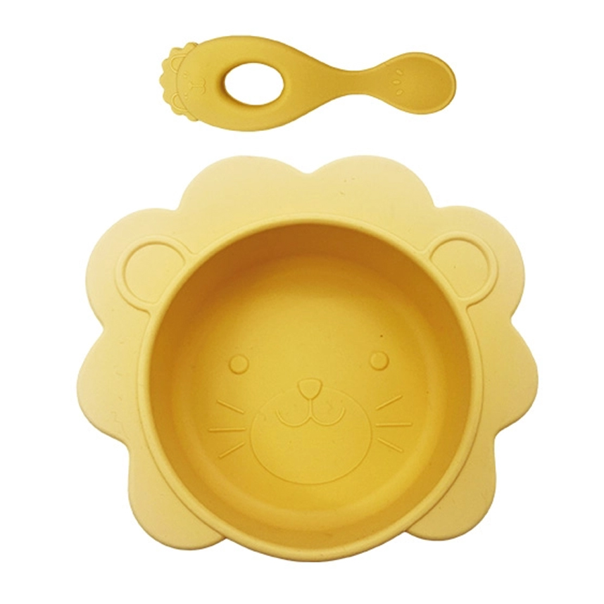 Kit Papinha Bebê Pais e Filhos Leãozinho