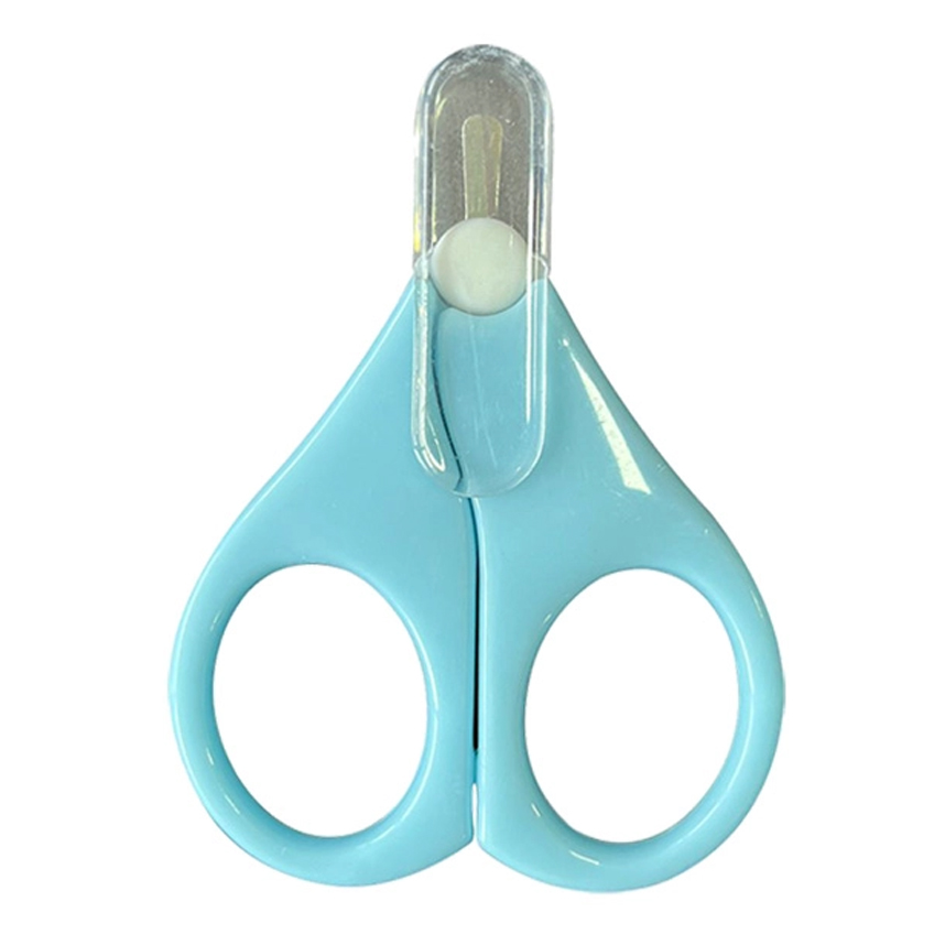 Tesourinha para Unha Bebê Pais e Filhos Azul