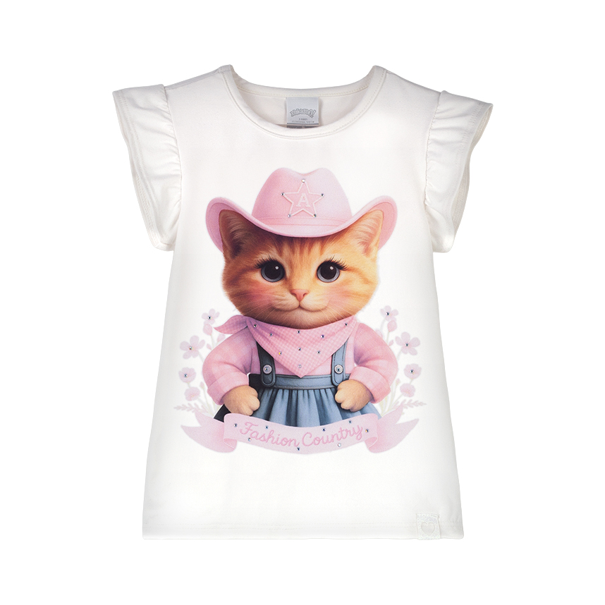 Blusa Infantil Alakazoo Manga Curta Estampa Diversas