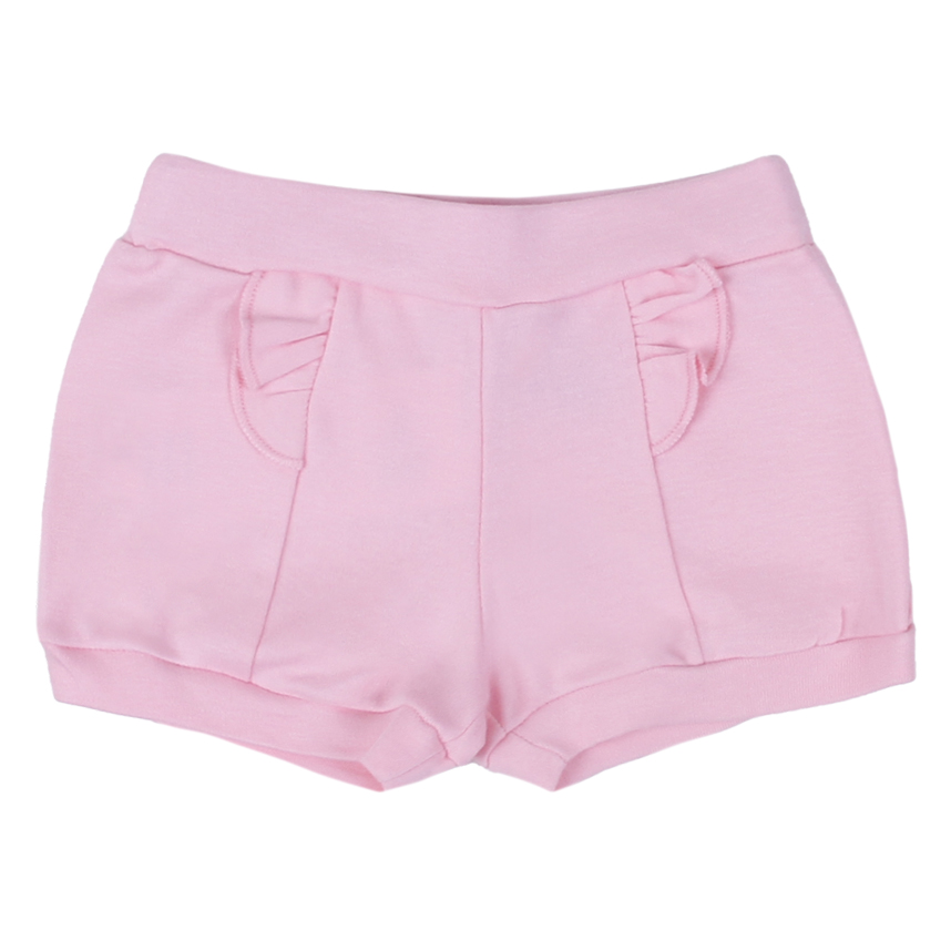 Kit Short Bebê Kiko Baby Em Suedine Liso 3 Peças