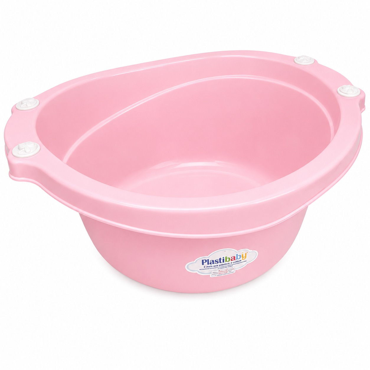 Bacia Plastibrasil Baby 14 Litros Rosa