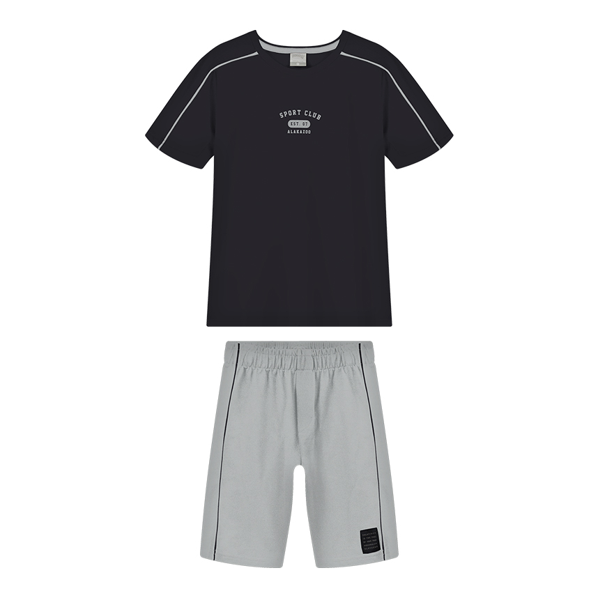 Conjunto Infantil Alakazoo Camiseta New York E Bermuda