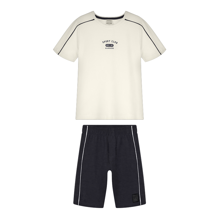 Conjunto Infantil Alakazoo Camiseta New York E Bermuda
