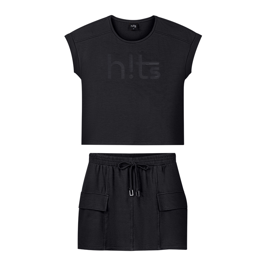 Conjunto Juvenil Alakazoo Blusa Estampa Hits E Short Saia