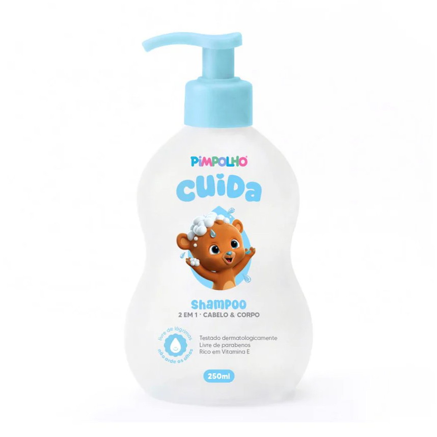 Shampoo Infantil Pimpolho Da Cabeça Aos Pés 250ml