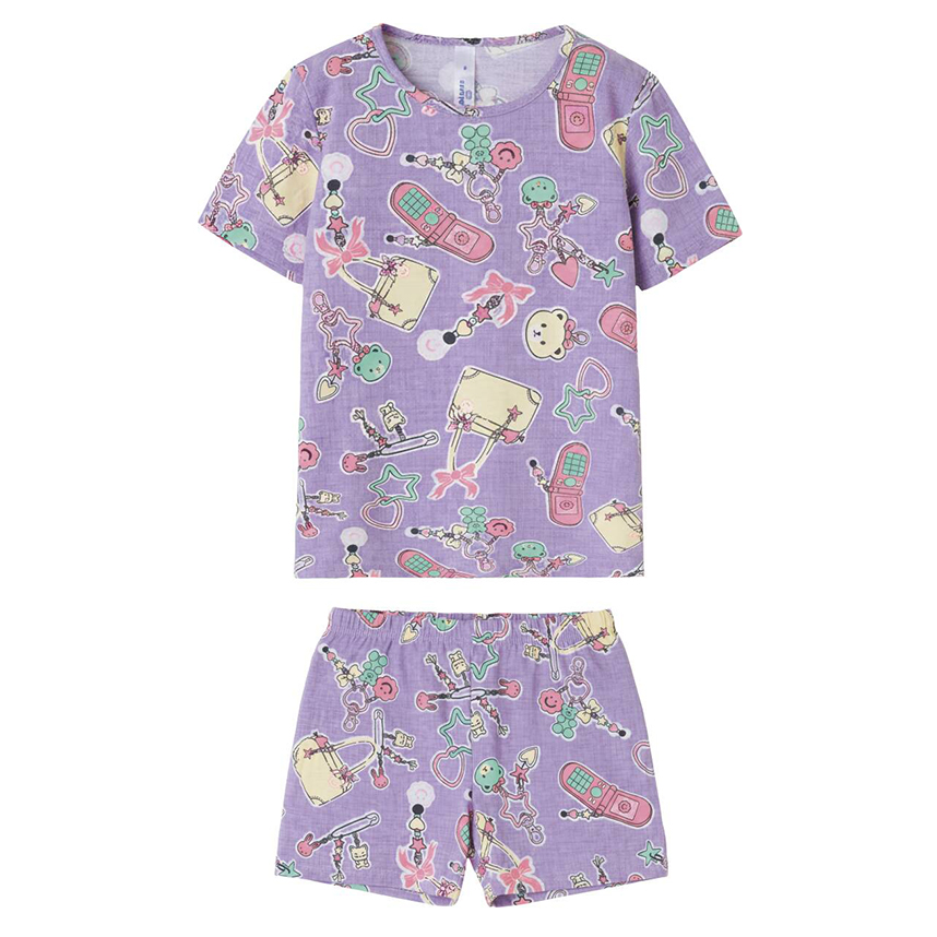 Pijama Curto Juvenil Malwee Feminino Estampas Sortidas