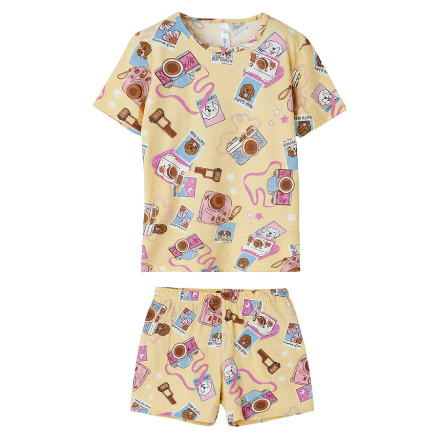 Pijama Curto Juvenil Malwee Feminino Estampas Sortidas