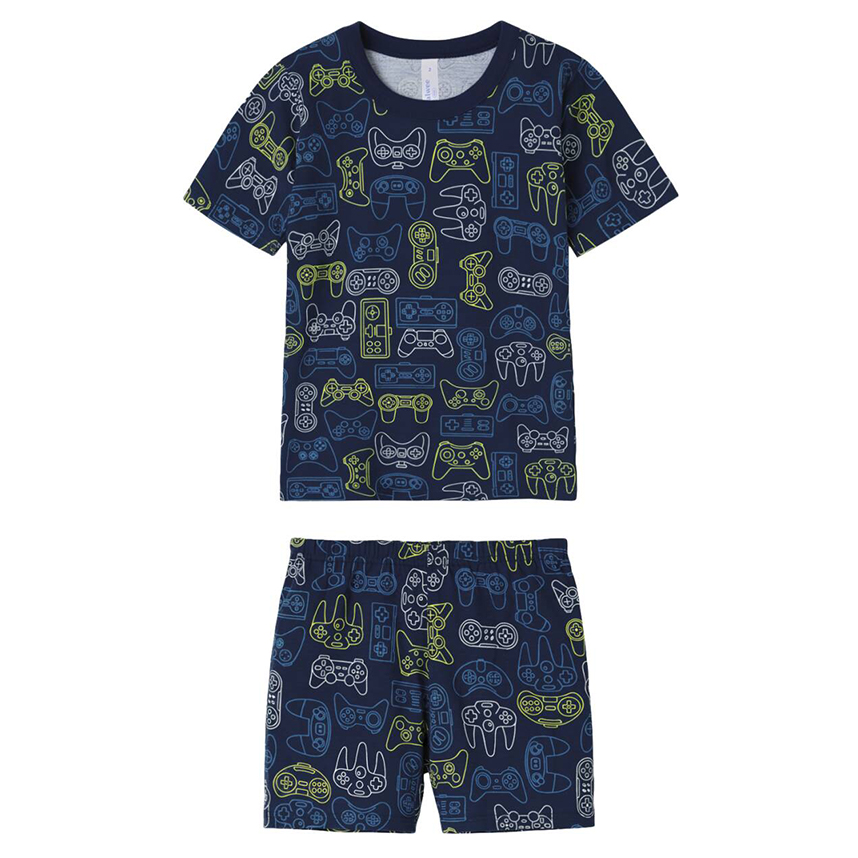 Pijama Curto Infantil Malwee Masculino Estampas Sortidas Pijama Curto Infantil Malwee Masculino Estampas Sortidas