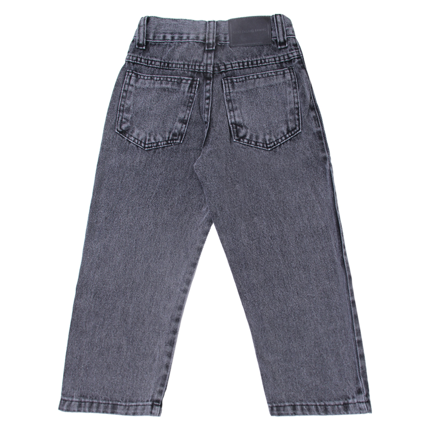 Calça Jeans Juvenil Wide Leg Black