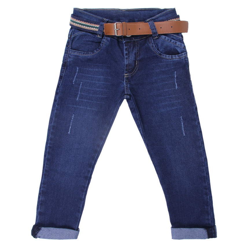 Calça Jeans Infantil Gijo Skinny Barra Virada