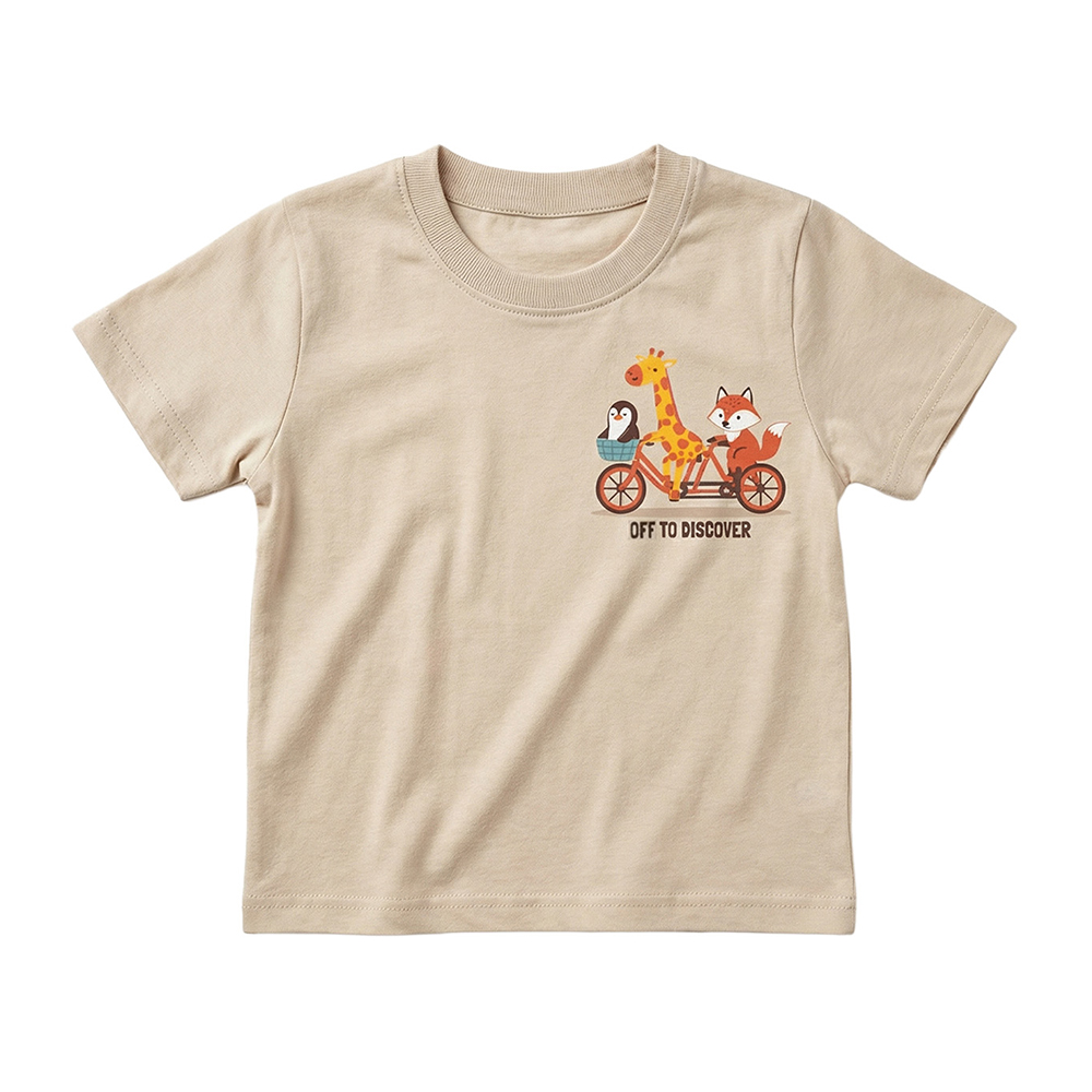 Camiseta Bebê Kyly Manga Curta Estampa Bichos