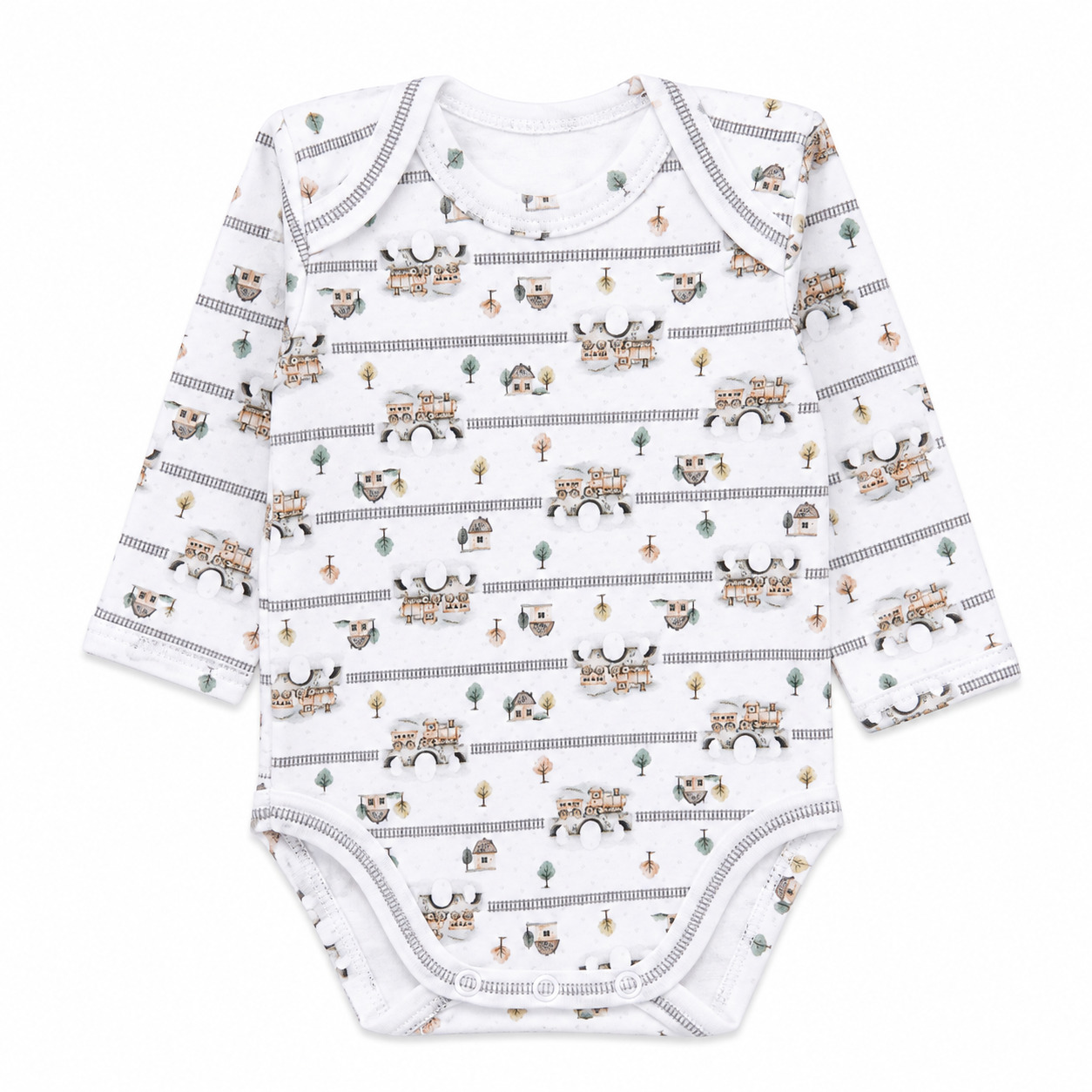 Kit Body Bebê Baby Best Manga Longa Egípcio 3 Peças Kit Body Bebê Baby Best Manga Longa Egípcio 3 Peças