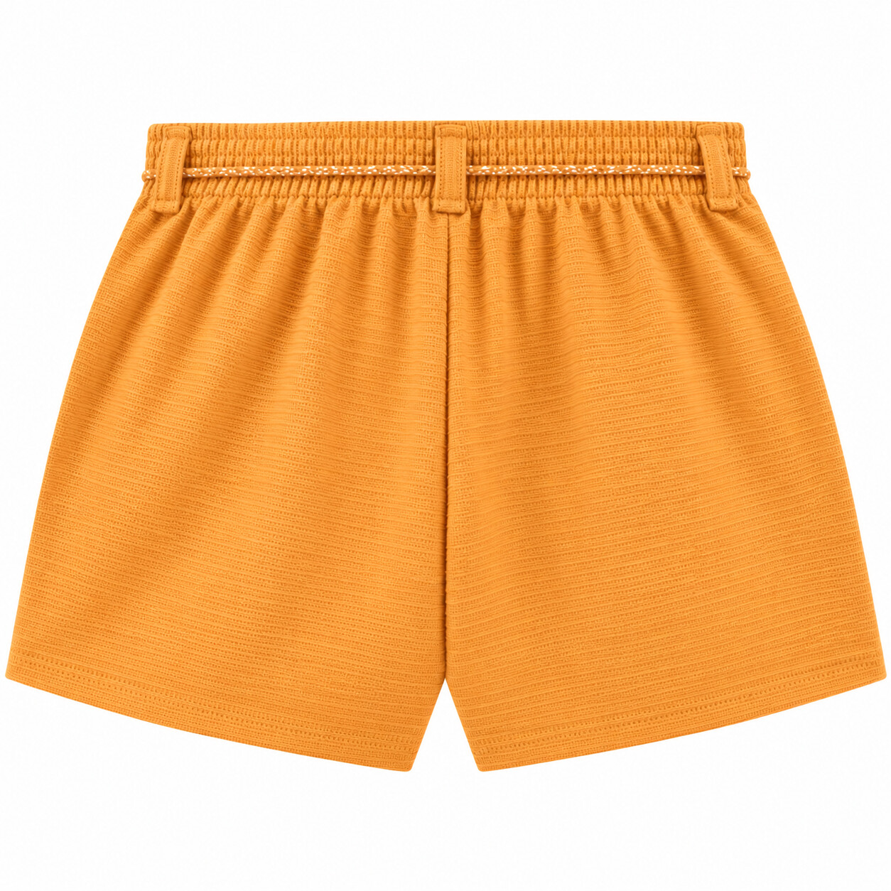Short Juvenil Marlan Moletinho Detalhe Cadarço Lurex