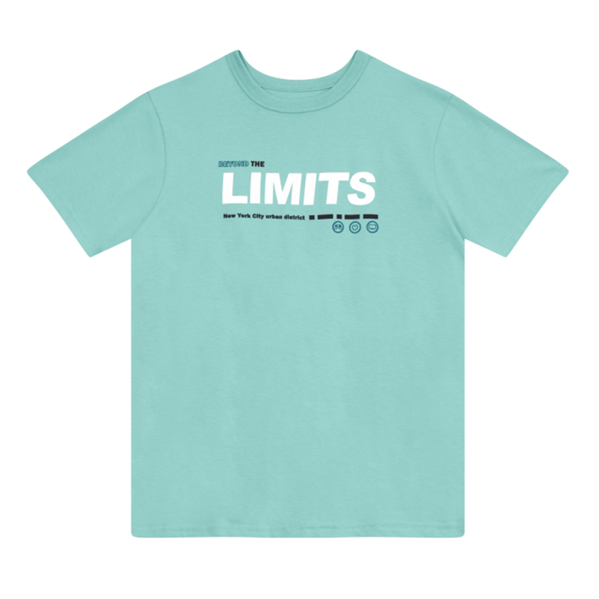 Camiseta Juvenil Brandili Manga Curta Estampa Limits