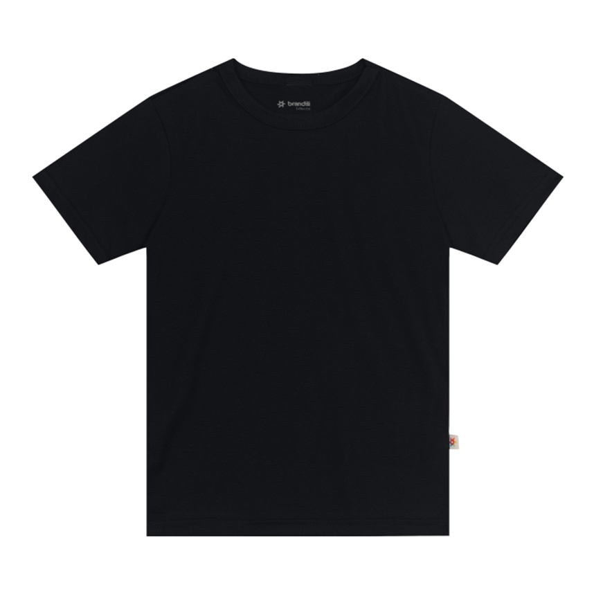 Camiseta Infantil Brandili Manga Curta Básica Menino