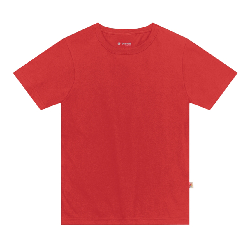 Camiseta Infantil Brandili Manga Curta Básica Menino