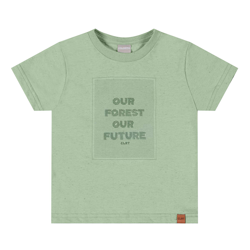 Camiseta Infantil Colorittá Manga Curta Estampada