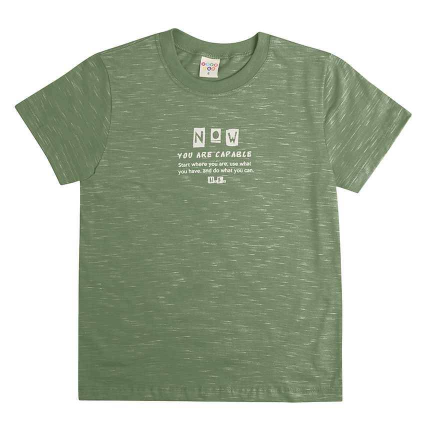 Camiseta Juvenil Have Fun Manga Curta Estampa Now You Are