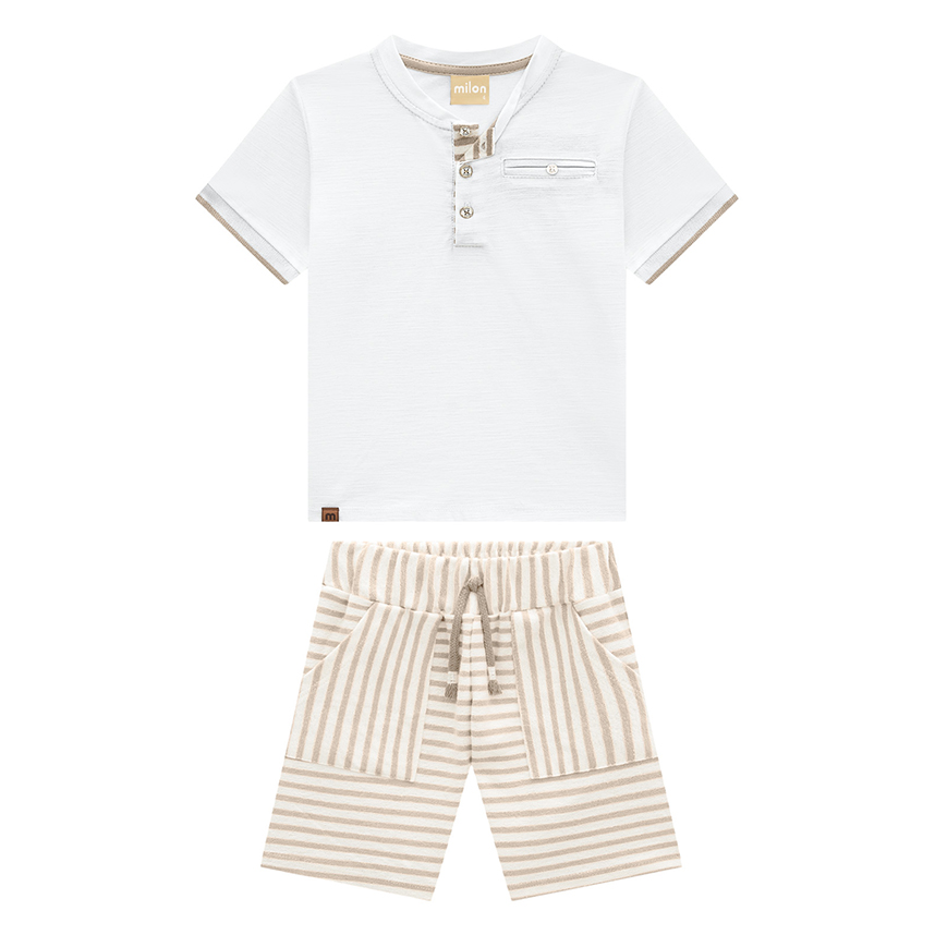 Conjunto Infantil Milon Camiseta Estampa Jet Ski E Bermuda Conjunto Infantil Milon Camiseta Estampa Jet Ski E Bermuda