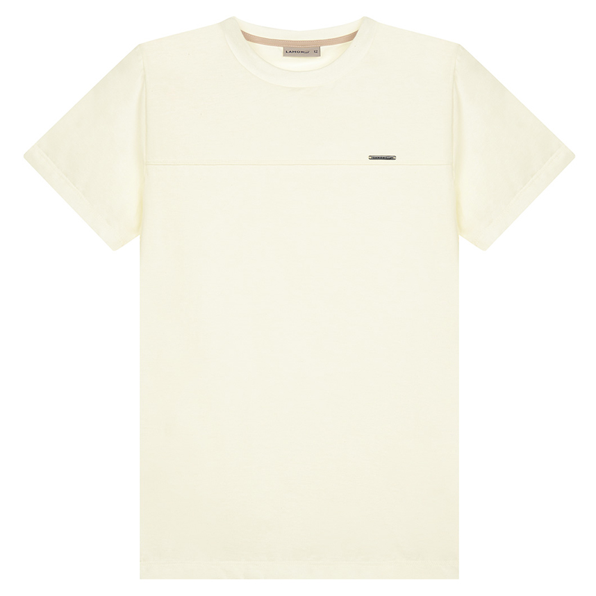 Camiseta Juvenil Lamon Manga Curta Com Plaqueta