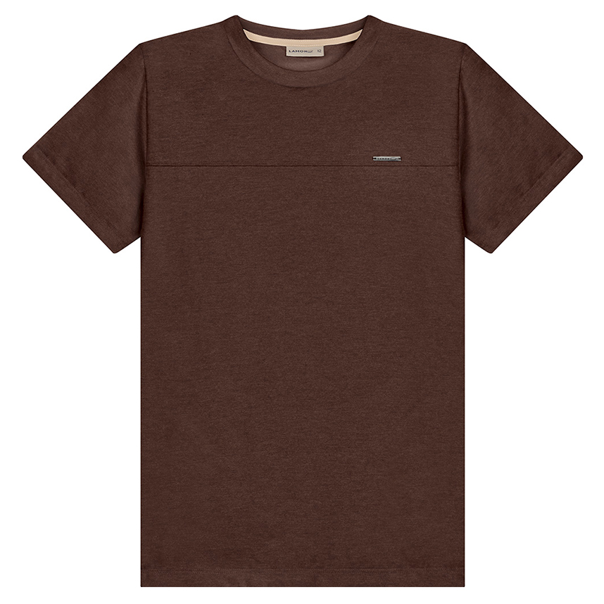 Camiseta Juvenil Lamon Manga Curta Com Plaqueta