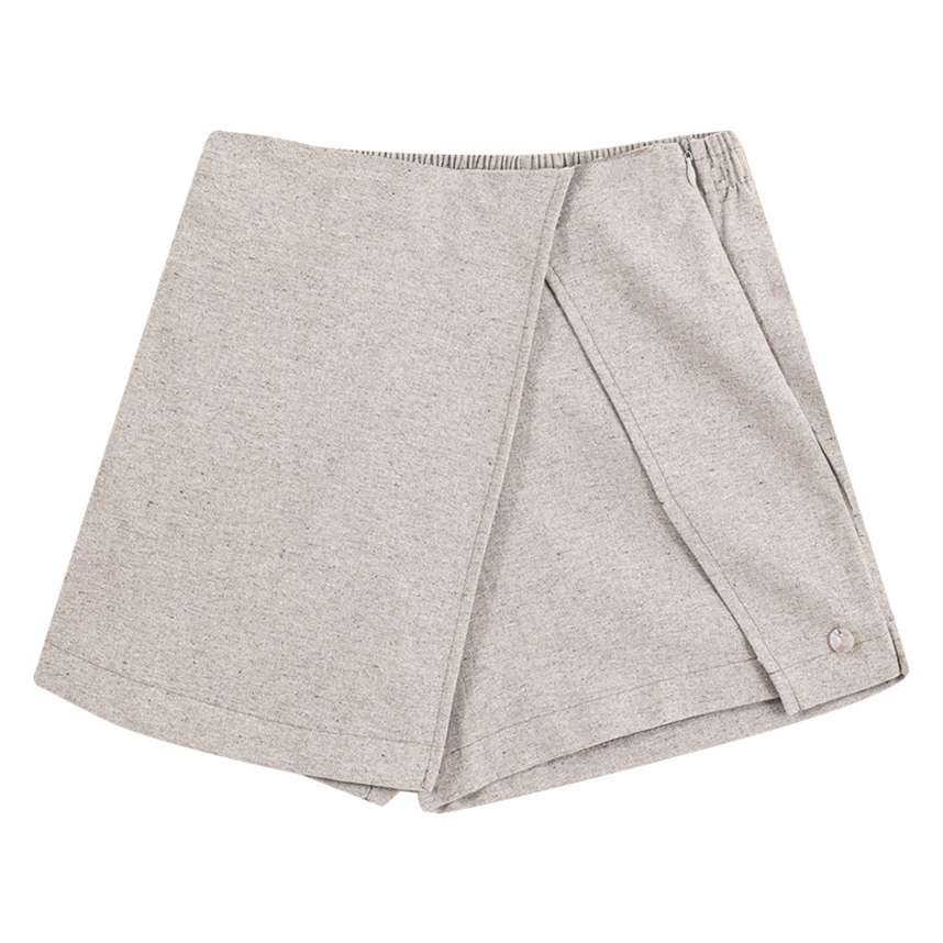 Short Saia Juvenil Menina Anjo Liso Envelope